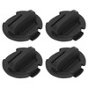 4PCs Black Floor Drain Plug Twist Good Sealing Replacement for