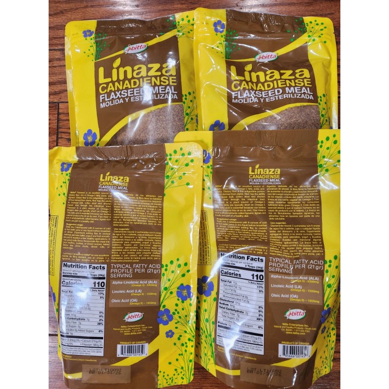 IBITTA 4 IBITTA FLAXSEED MEAL LINAZA CANADIENSE 01/2026 ESTIRILIZADA NET