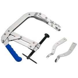 weyleity Universal 8-inch Valve Spring Compressor Tool | Automotive Engine Valve Spring Removal Tool Compatible with Small and Medium OHV Engines, Includes Replaceable Clamps