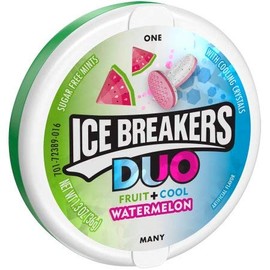 Ice Breakers - DUO Mentas con sabor a sandía (paquete de 4) - Top Quality