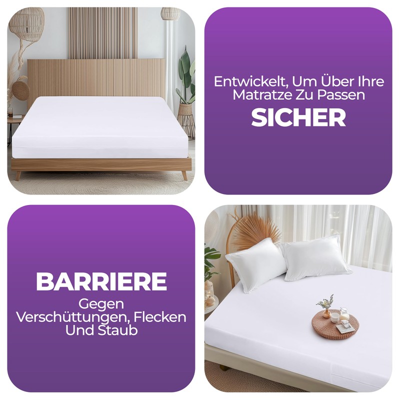 Utopia Bedding Mattress Cover 100 x 200 x 30 cm