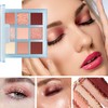 FV Eyeshadow Palette, Ultra-Blendable, Velvet Texture, 9 Rich Colours with