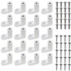 Mutai L Type PCB Mounting Feet 20PCS White L Type