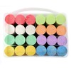 24 Coloured Chunky Chalks , Giant, Pavement, Washable, Fun for