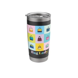 Bag Lady Minimalist Handbag Lover Style Stainless Steel Insulated Tumbler