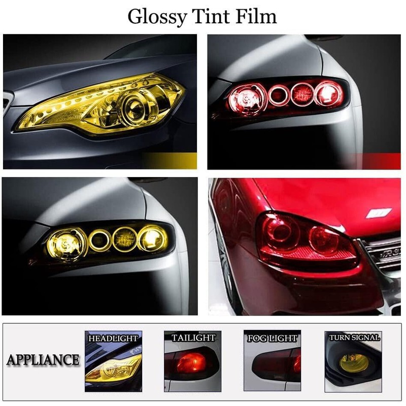 KOMAS 12” X 48” Tint Vinyl Film Sticker Sheet Roll