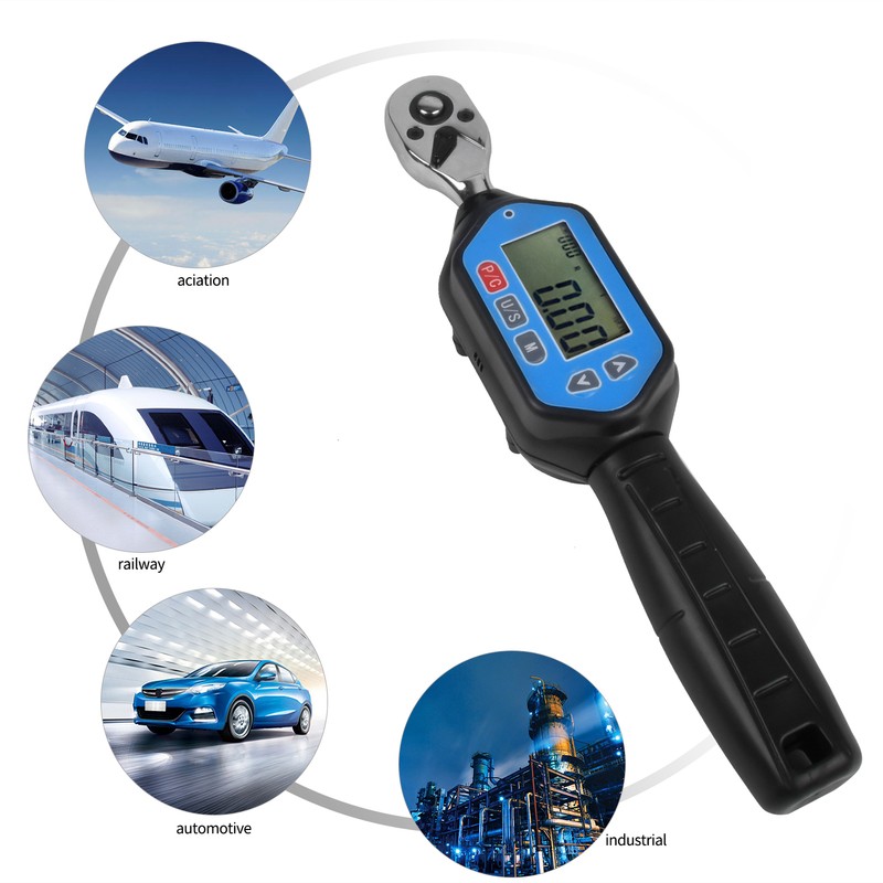 EWM-10 Digital Torque Wrench 1/4 Square Drive Max. 7.37ft.lb Torque
