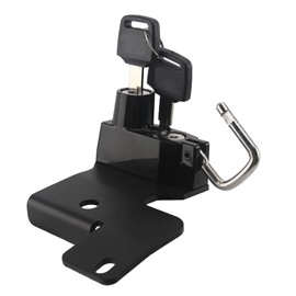 Motorcycle Helmet Lock Anti-Theft Locks Helmets Holder for Harley Sportster S RH1250S 2021-2024/ Nightster RH975 2022-2024, Anti Theft Helmet Safety Lock, Keys 2PC (Black)