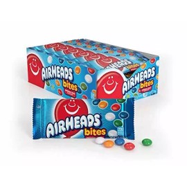 Airheads Bites Candy Movie Theater Bag Fruit Non Melting 2 oz (Bulk Pack of 18)