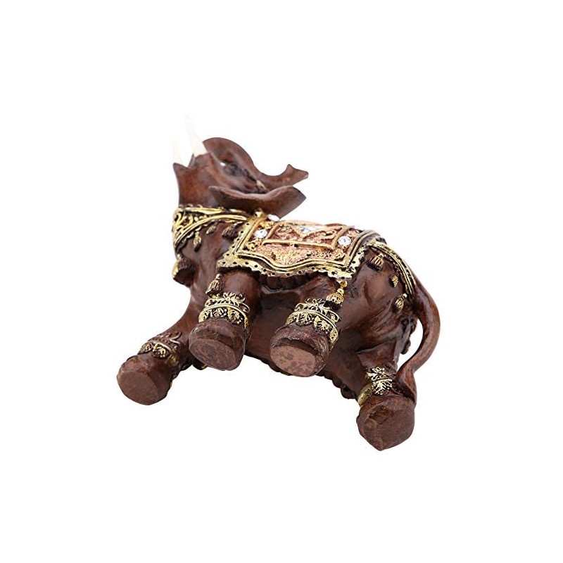 1pc Lucky Wealth Elephant, Ornaments Statue Sculpture Feng Shui Wood