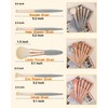 Travel Size Makeup Brushes Set, Easy-taken Mini Makeup Brush Set