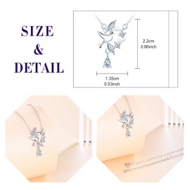 feilok dove of peace pigeon Pendant Necklace For Women girl 925 Sterling Silver Necklaces Gifts for Women