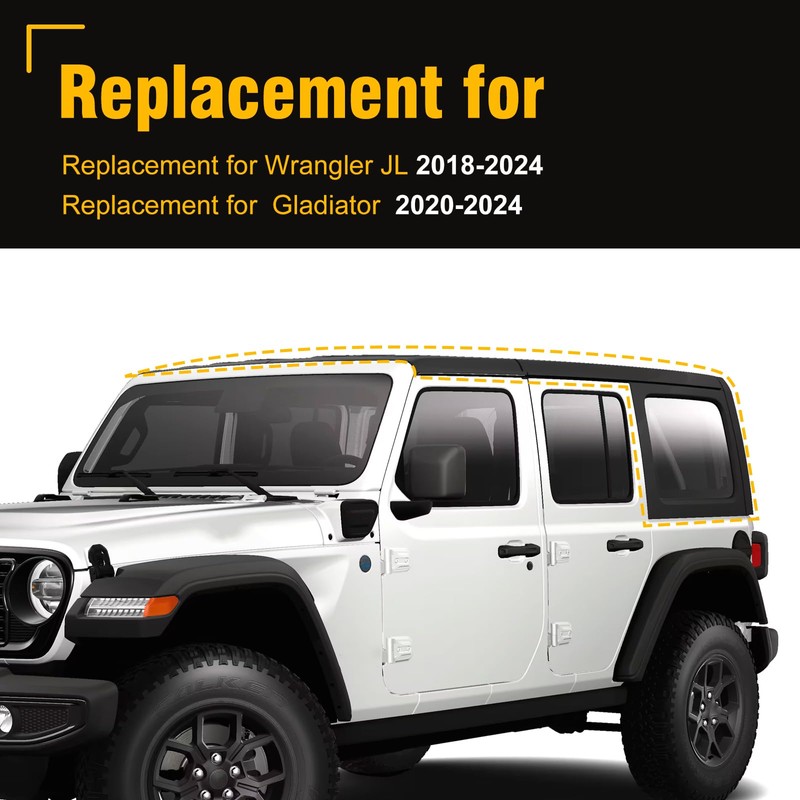 Saihisday 68391566AA Folding Top Latch, Replacement for Jeep Wrangler JL