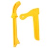 Fafeicy 2 Piece Safety Push Stick, Yellow 2-in-1 Wood Saw