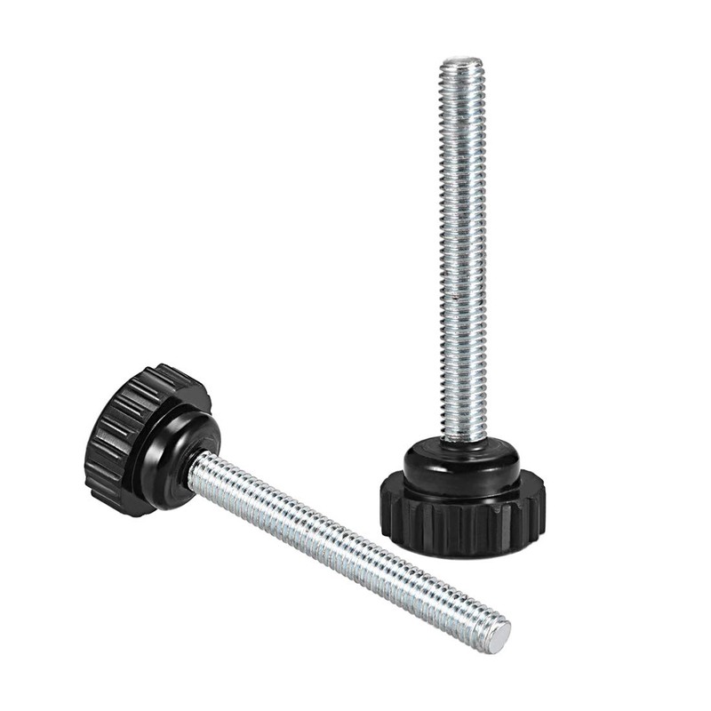 sourcing map 2pcs Knurled Clamping Knobs M6 x 50mm Metric
