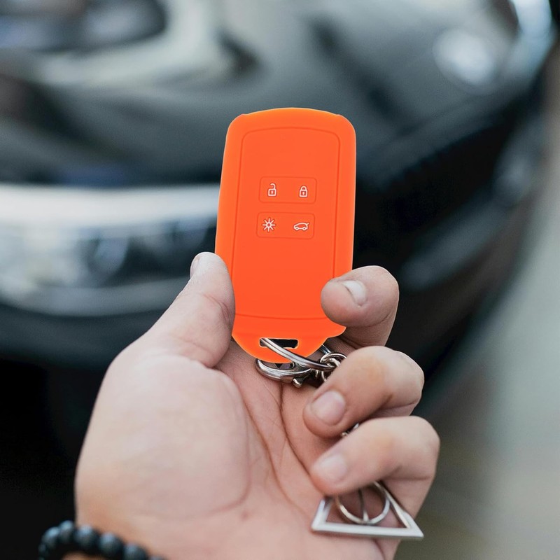 Kichvoe Funda de Silicona Diseño Estilizado para Llave de Coche