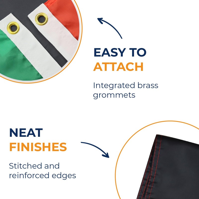 AZ FLAG - Libya Flag - 2x3 Ft - 100D