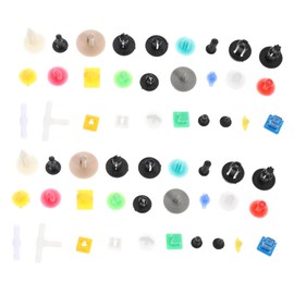 PACKOVE 1000pcs Automotive Plastic Fastener Kit Car Door Panel Retainer Clips Easy Install and Plastic