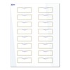 Avery Printable Rectangle Labels, Sure Feed Technology, Gold & Navy