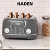 Haden Chelsea 4 Slice Wide Slot Toaster with Adjustable Browning