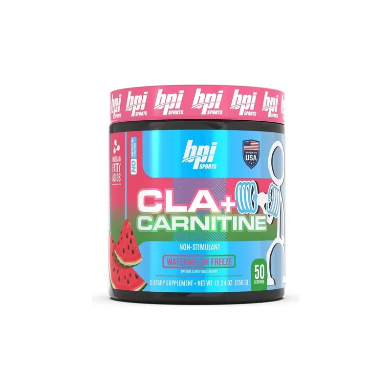 Bpi Cla Carnitina 12.34oz 50 Serv Suplemento Alimenticio Sabor Sandía