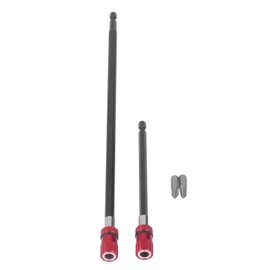 1/4 Hex Extension, Magnetic Extension Stable Tight Connection Quick Release Bit Extension Set with 150mm,300mm Extension Rod, Hex Shank Drill Bits