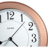 JUSTIME 8.5 inch Water Resistant Wall Clock for Wall Decorative