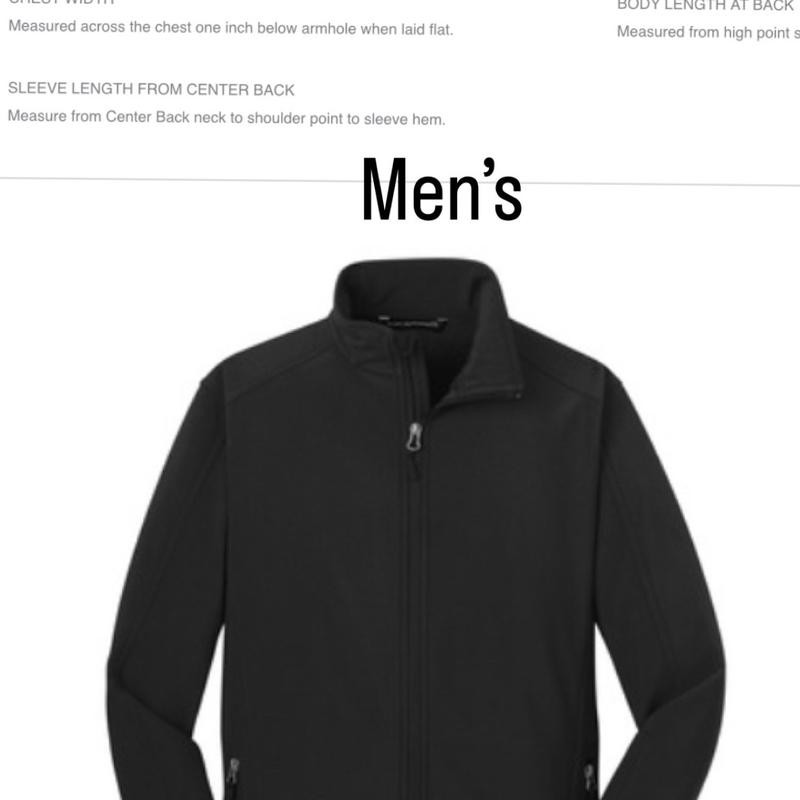 GUATEMALA SOFT SHELL JACKET EMBROIDERED - Color: Black, Size: L-