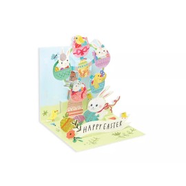 Up with Paper Pop Up Greeting Card - Easter Ferris Wheel
