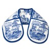 Portmeirion Home & Gifts Double Oven Glove, Blue & White