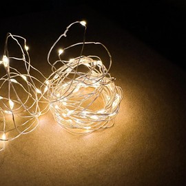 Qunlight Fairy String Lights,Waterproof Fairy Twinkle Light for Mason Jars,Starry Mini Lights Copper Wire for Bedroom,Party,Christmas,Wedding,Indoor Outdoor Home Decorations,Warm White