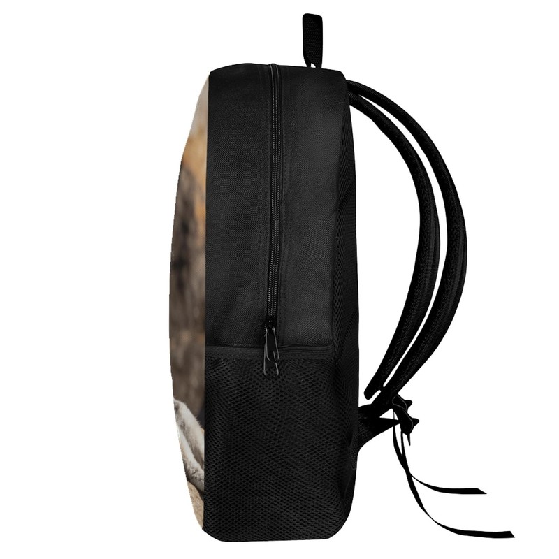 Amzbeauty Ring-Tailed Lemur Print Backpack Kids Boys Elementary School Bag