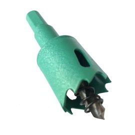 HSS Bi-Metal Hole Saw with Arbor Mandrel for Metal,Stainless Steel,Cornhole Boards,Drywall,Plastic,Brass,Aluminum,Iron and Wood (1-1/2 INCH(40MM))