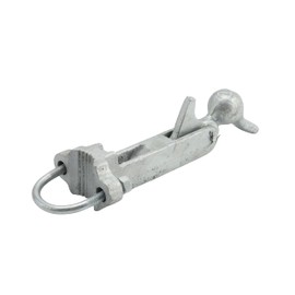 Plum Fittings Chain Link Fence Gate Holder 1 5/8" or 2" [1 7/8" OD] | Duckbill Gate Holdback | Props Gate Open