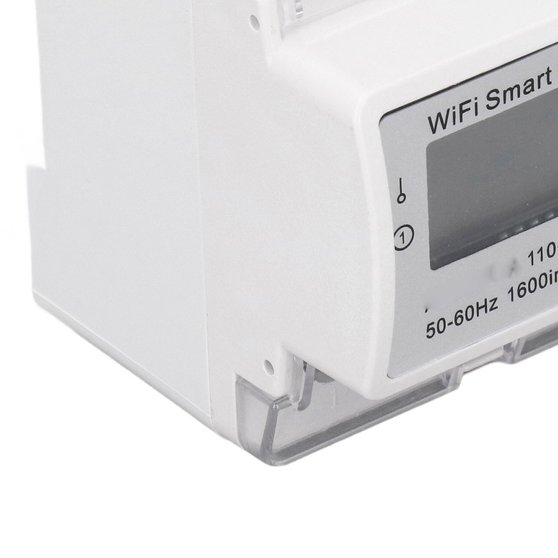 Smart Energy Meter DIN Rail Digital Display Electric Meter WiFi