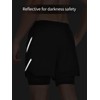 ARSUXEO Men's 2 in 1 Active Running Shorts with 2