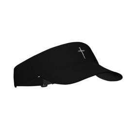 Generic Sun Visor Hats, Christian Jesus Cross Sport Wear Athletic Sun Visor Caps Adjustable Sun Protection Visors for Women Men