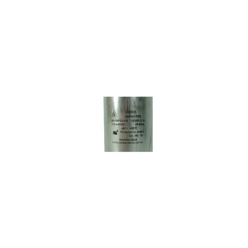 Capacitor Para Minisplit De Trabajo, 60 + 5 Mfd, 370-440vac