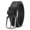 SENDEFN Men's Leather Belt, 38 mm Wide, Belt for Men