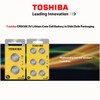 TOSHIBA CR2025 3V Lithium Coin Cell Child Resistant Blister Package