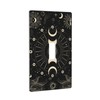 Witchy Sun And Moon Light Switch Cover, Single Gang Toggle