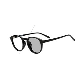 Zofu [Web Exclusive] Boston Type Dimming Sunglasses | Lens Color Changes, Lightweight, UV Protection, UV Protection, Unisex, Unisex, Stylish, Driving, Driving (ZA241G67), 47 □ 21-145, black (2)