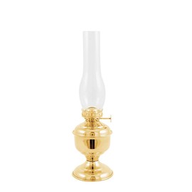Vermont Lanterns – Brass Pico Table Oil Lamp (12", Brass)