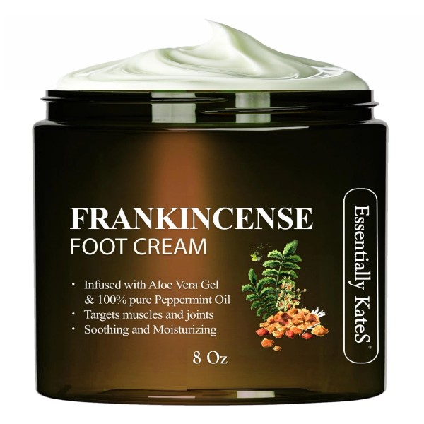 Essentially KateS Frankincense Oil Foot Cream 8 Fl Oz -