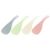 sourcing map 4pcs Plastic Rice Paddle Non-Stick Rice Spoon Stand-up