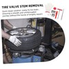 STOBAZA 1 Set Tire Valve Stem Tool Kit Durable Valve