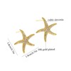 Starfish Stud Earrings - 18K Gold Plated Summer Beach Earrings