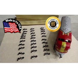 Unbranded 30 Pack of HO Scale Horn Hook Couplers (Small Hole Couplers)