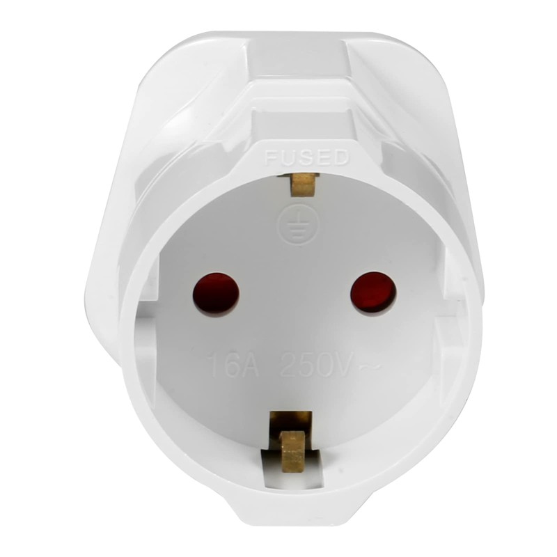 Neuftech - 2 x Reiseadapter UK, GB, England auf europäischer