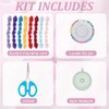 INFUNLY Set of 8 DIY Macrame Butterfly Kits, Colourful Jade